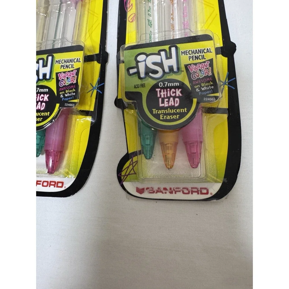 Sanford -ish Vintage Colored Lead Mechanical Pencils 0.7mm 2 Packs NOS Y2K
